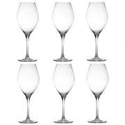Set di 6 bicchieri da vino bianco "Solution Goblet", realizzati a mano, capacità 360 ml