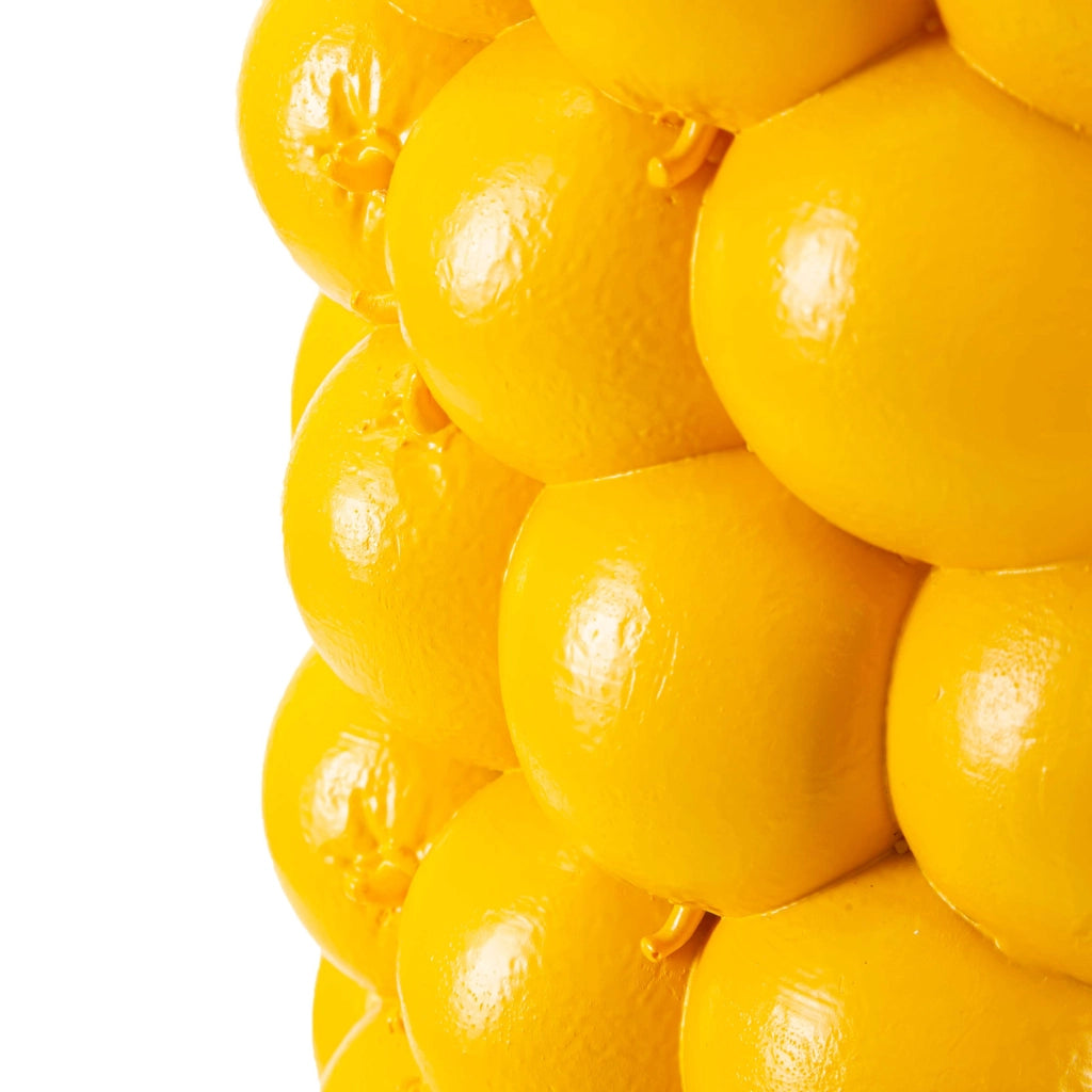 Bardo, Vaso Disegni con Limoni, Giallo