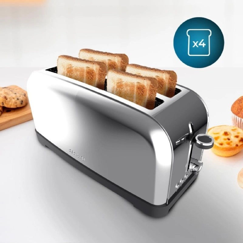 CECOTEC 04841 - Tostapane Toastin' time 1500 Inox Lite