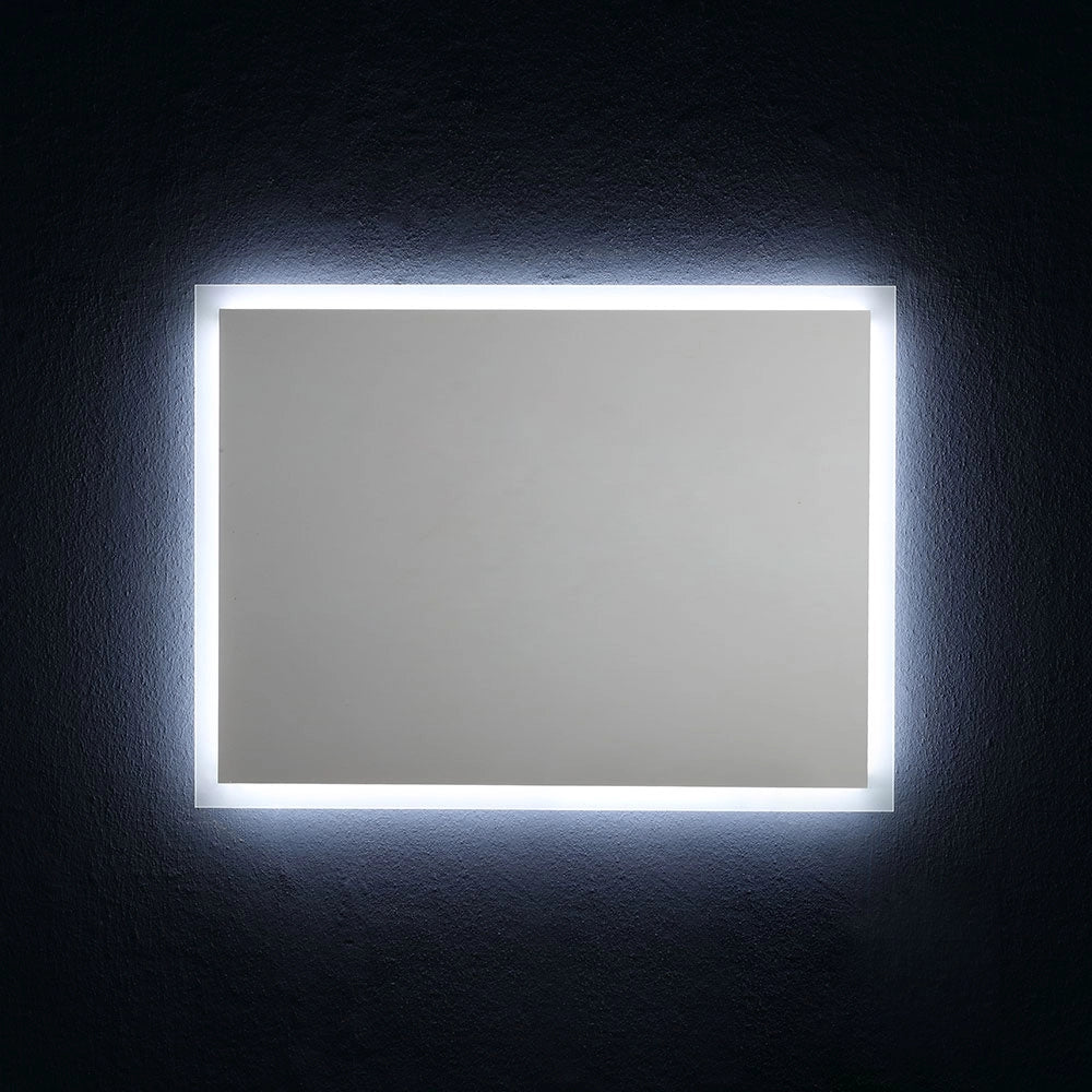 Specchio retroilluminato 80x60 cm reversibile