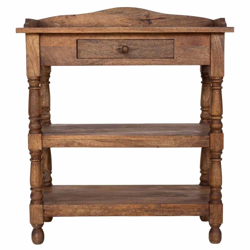 Mobile ingresso in legno artigianale 80 x 40 x 90h cm