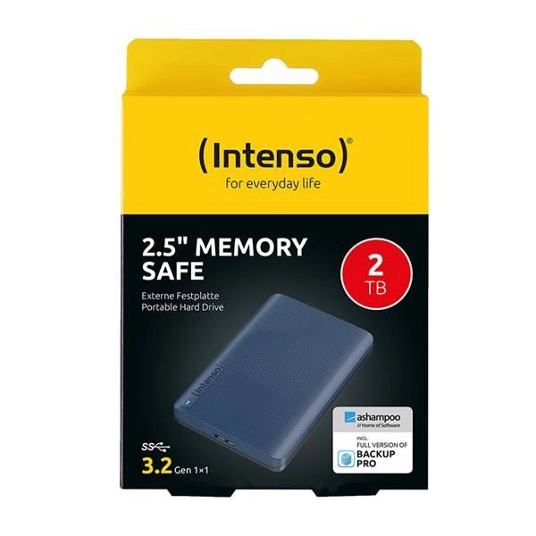 INTENSO HDD ESTERNO MEMORY SAFE 2TB 2,5 USB 3.2 BLU
