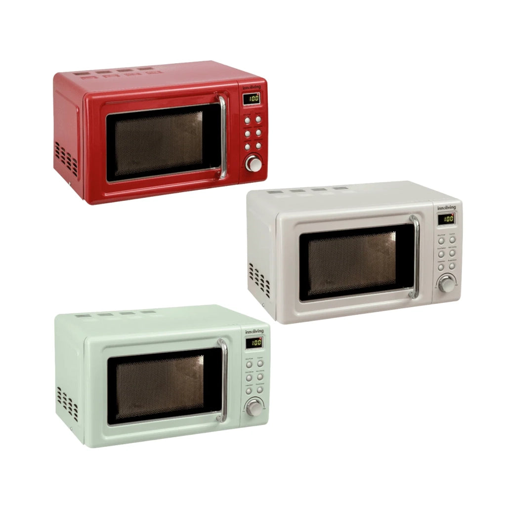 Innoliving INN-861 Forno a Microonde 20L Vintage Rosso