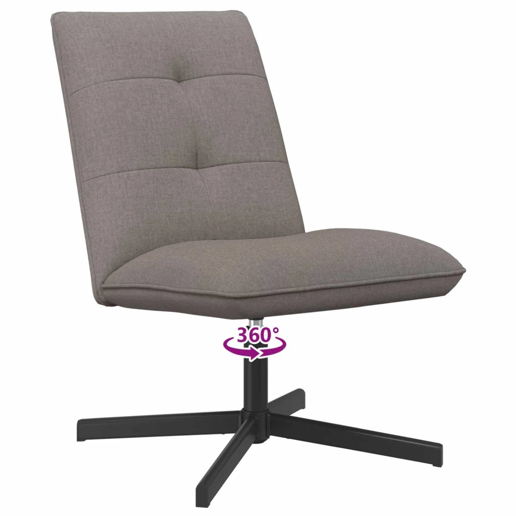 Sedia girevole Tortora Tessuto 42045541