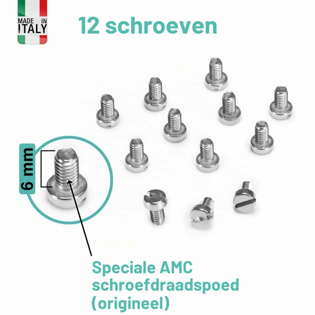 12 viti speciali per la serie 27 AMC – acciaio inossidabile