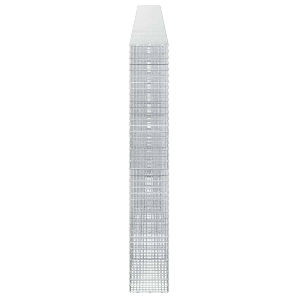 Gabione con Filo da 5 mm e Rete da 5x2,5 cm 700x30x200 cm 3463736