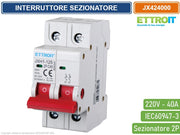 ETTROIT INTERRUTTORE DI ISOLAMENTO SEZIONATORE 2P 40A 220V