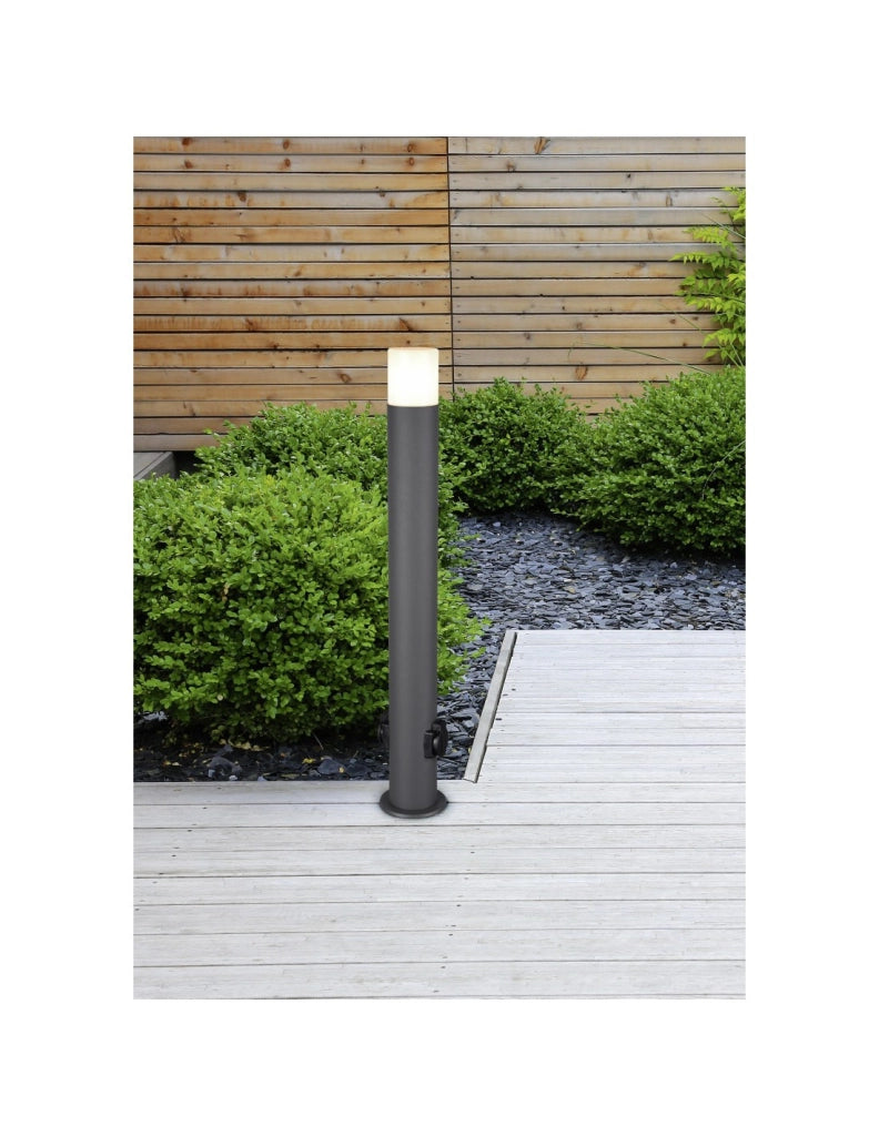 Palo Da Esterno Hoosic 1xE27 Antracite H80 cm IP44 Trio Lighting