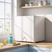 Congelatore compatto da 35 L bianco con temperatura regolabile