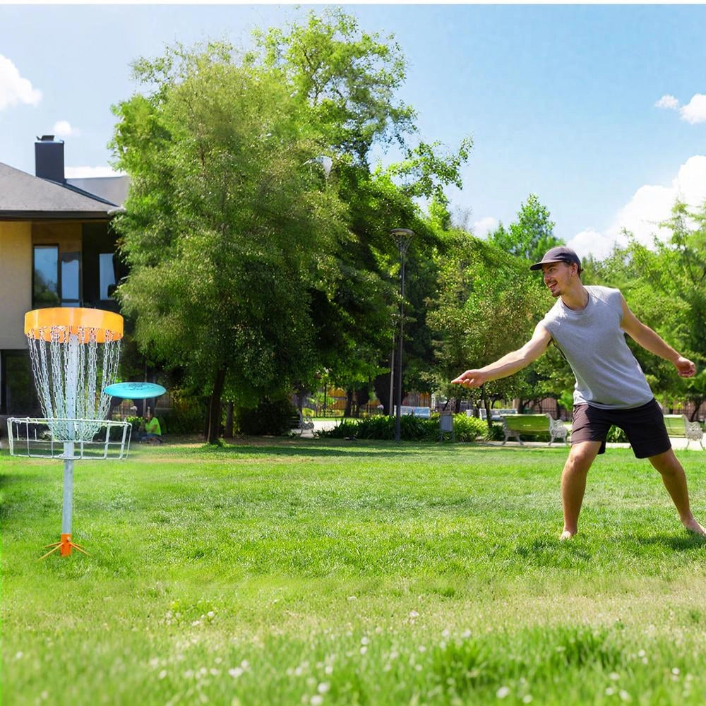 Set Disc Golf 3 Pezzi in TPE Modello SS-DF-001 con Driver Mid-range e Putter Resistente per Giardino e Parco