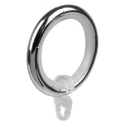 ANELLO PER SCORRITENDA col. cromo - Ø 20 mm  cf. 8 pz