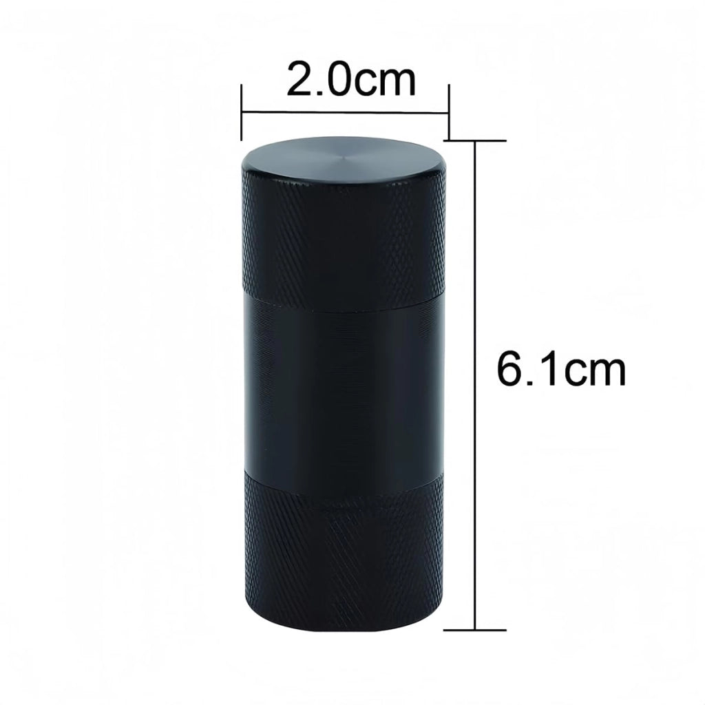 Pressa per polline, dimensioni 59 x 27 mm, pressa manuale, compressore per erbe, colore nero