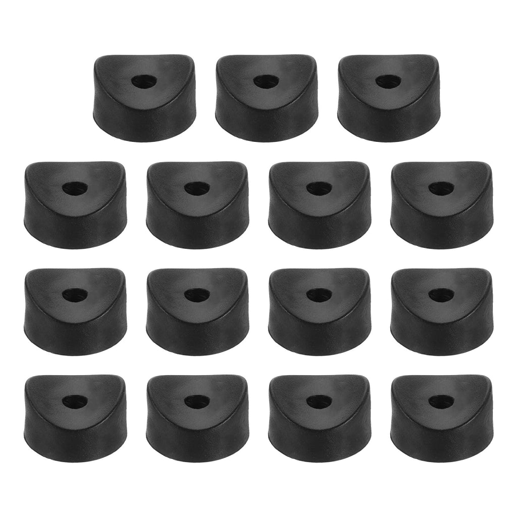 Rondelle in plastica, 20 pezzi, 5x22x8 mm, nere, coniche