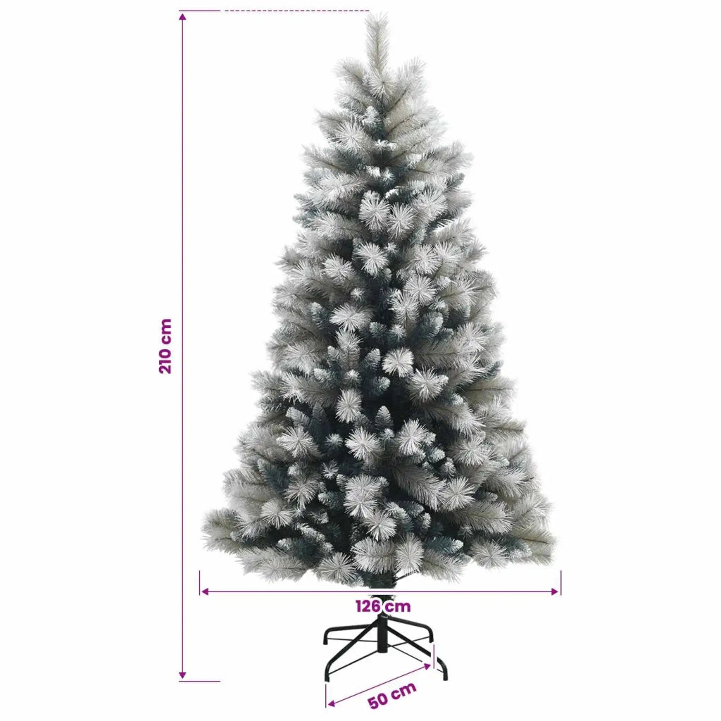 Albero di Natale Artificiale con Rami Pieghevoli 210 cm 42055631