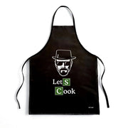 Grembiule da cucina con design iconico, nero, 73 x 57,5 cm