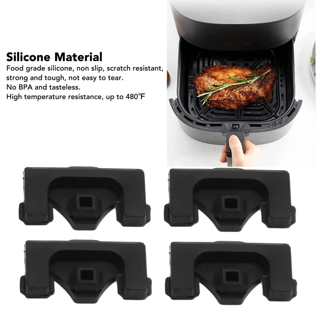 8 protezioni in silicone per friggitrici ad aria, resistenti ai graffi e al calore