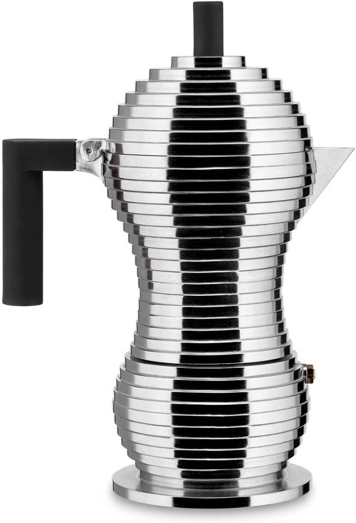 PULCINA, Caffettiera 6 Tazze, Alessi Colore: Nero