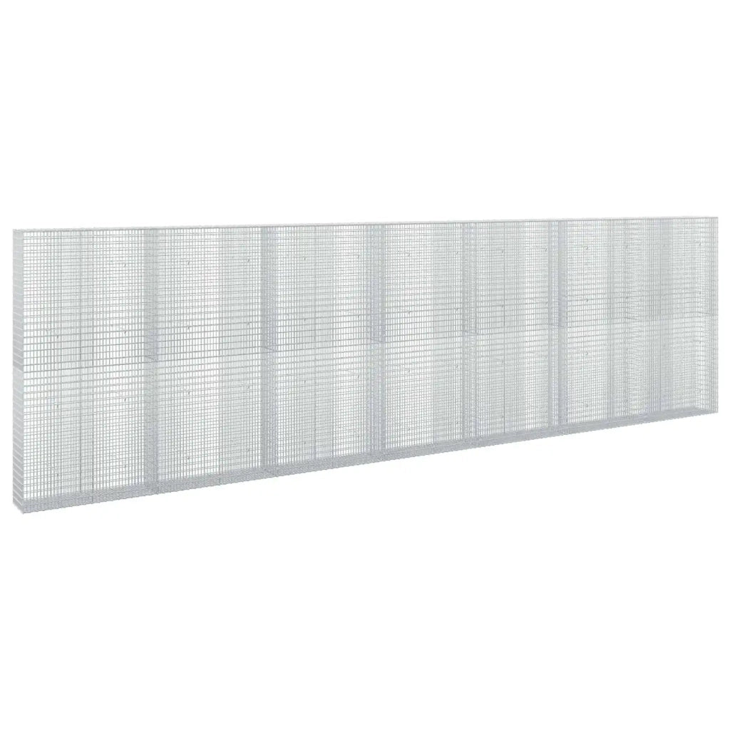 Gabione con Filo da 5 mm e Rete da 5x2,5 cm 700x30x200 cm 3463736