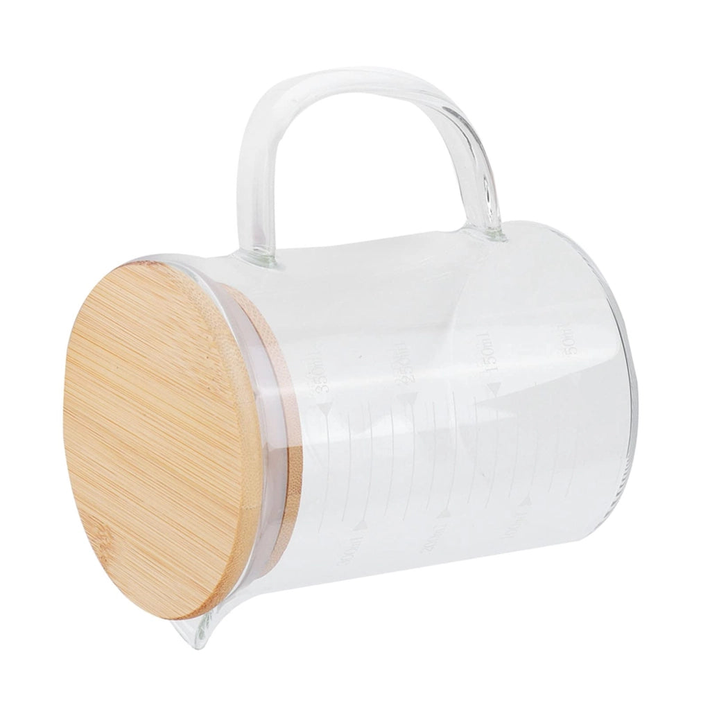Bicchiere in vetro da 350 ml con coperchio, ideale per cocktail e bevande