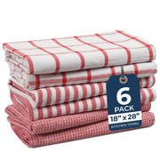 Set di 4 strofinacci da cucina, 100% cotone, 46x71 cm, altamente assorbenti