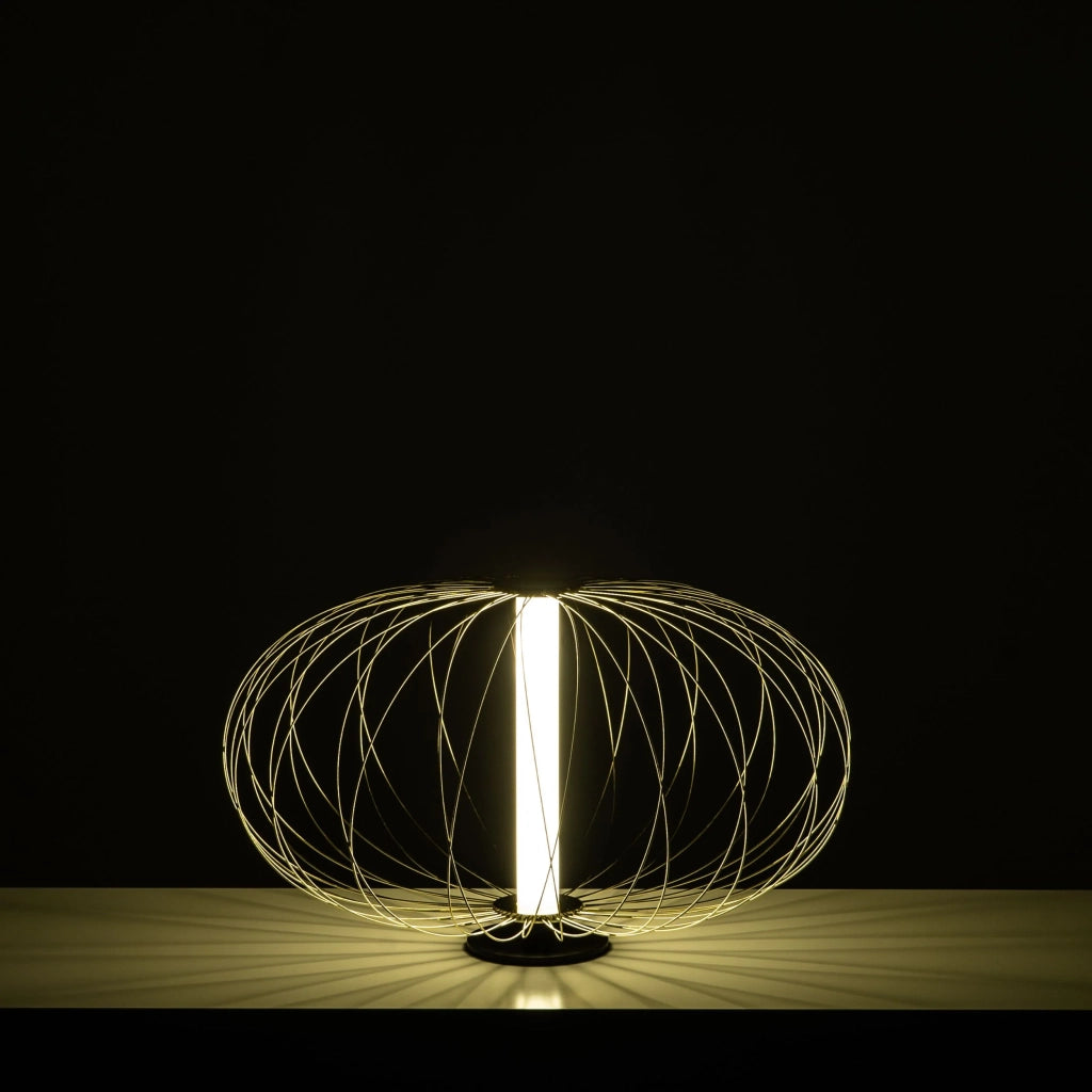 Lampada led da tavolo MAGDA ottone