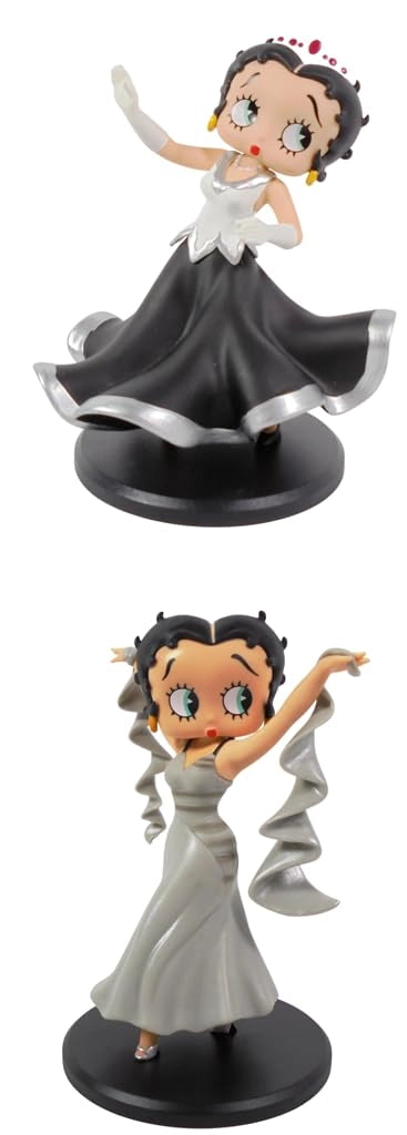Set di 2 figure, Betty Boop che balla il valzer, 12 cm, PVC