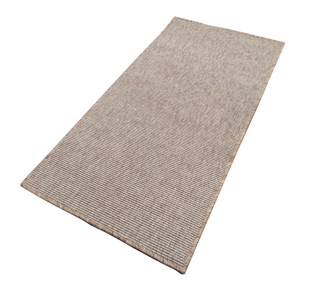 Tappeto per corridoio, 50x150 cm, beige, rettangolare, adatto per interni ed esterni, facile da pulire