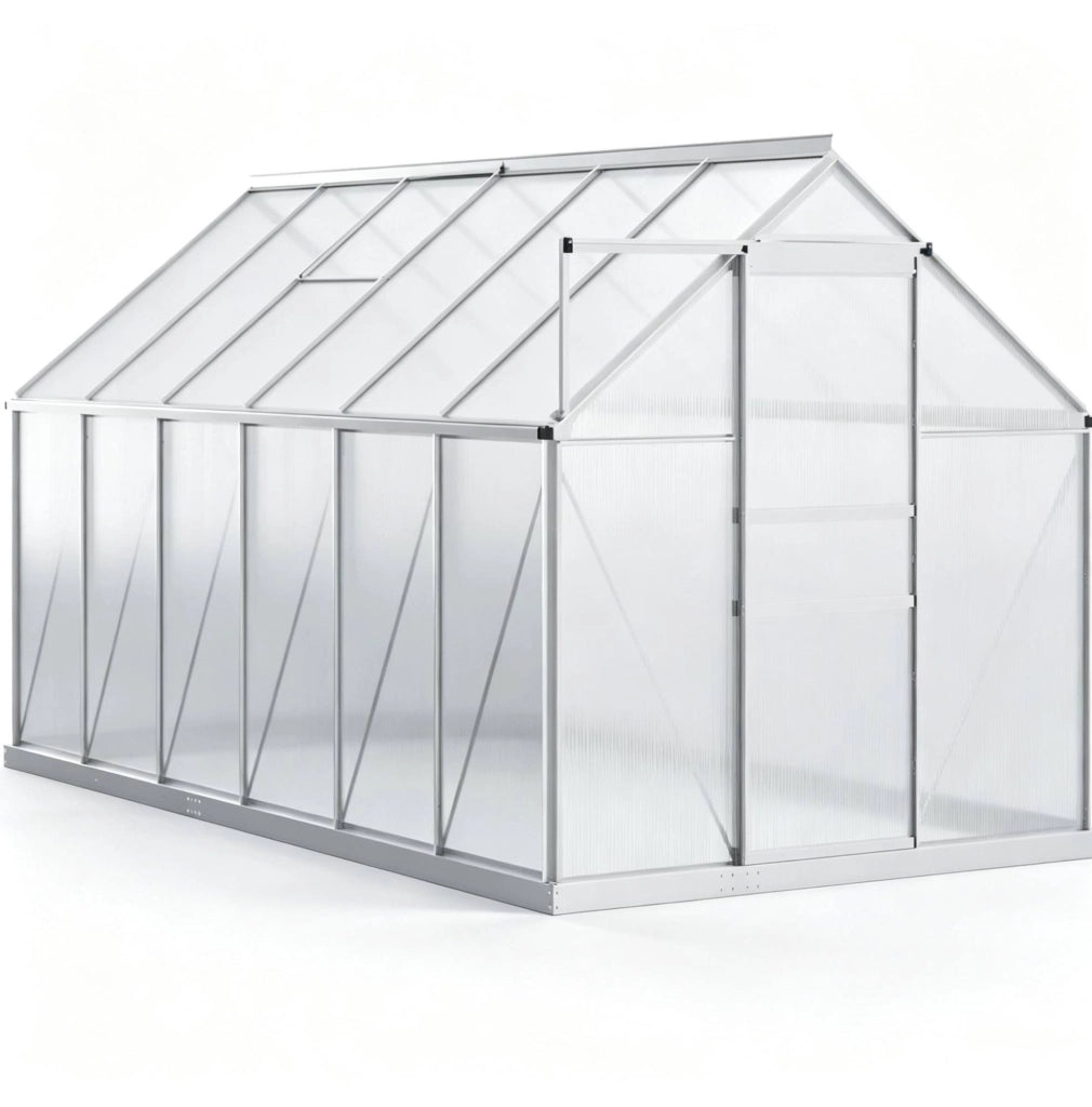 Serra da giardino in alluminio e policarbonato, 7,1 m²
