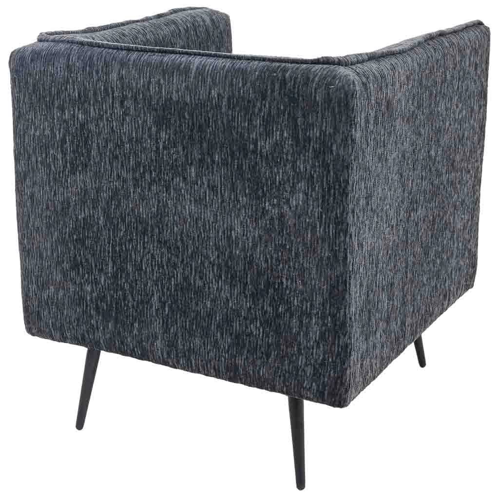 Poltrona in tessuto grigio 71,5x73x82h cm