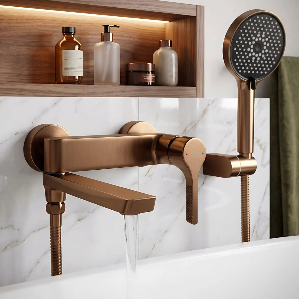 Rubinetto Da Vasca Premium Rea Maxim Brush Copper