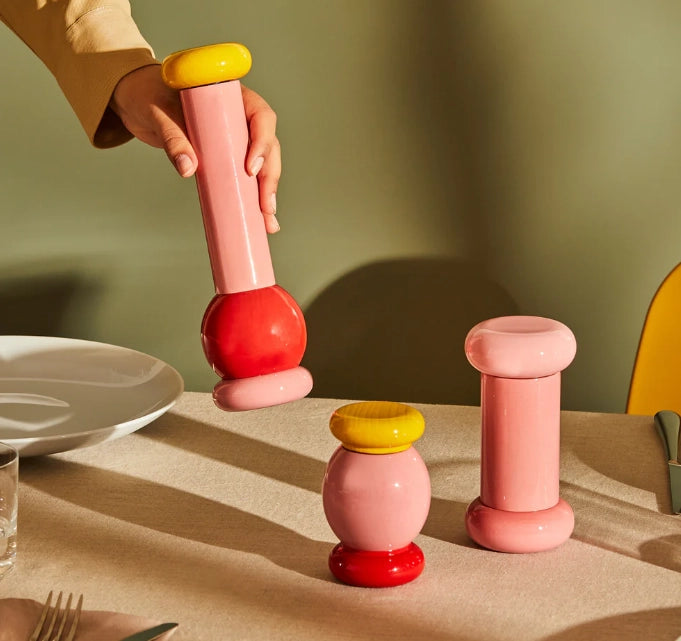 ES19, Macinasale e spezie, Alessi Colore: Rosa