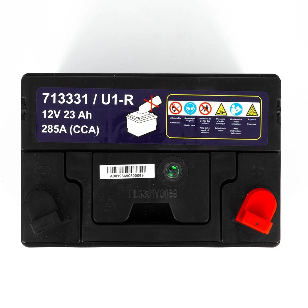 Batteria per trattore tagliaerba U1R 12V 23Ah Positivo Destra