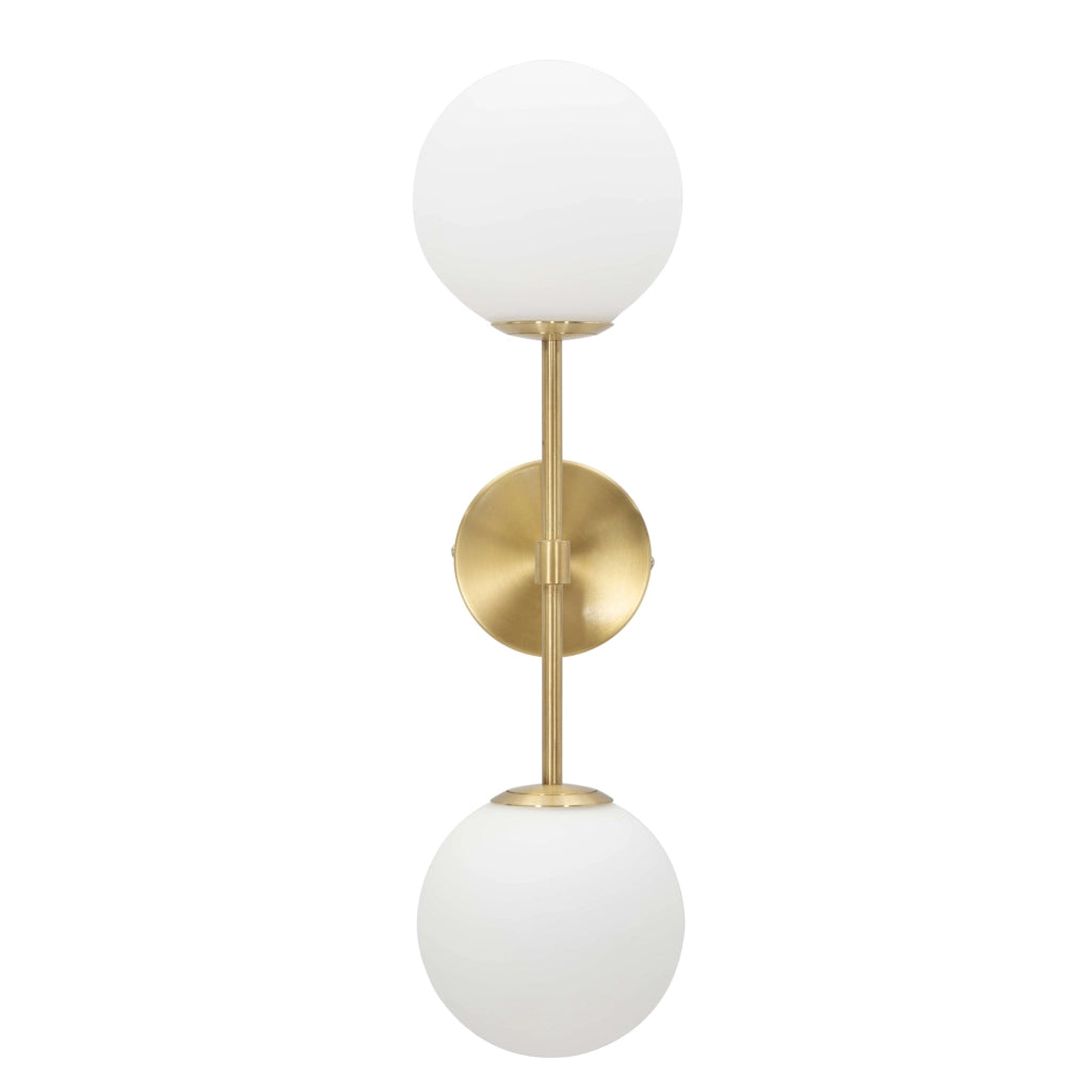 Taroud, Lampada da Parete Necessarie 2 Lampadine, oro