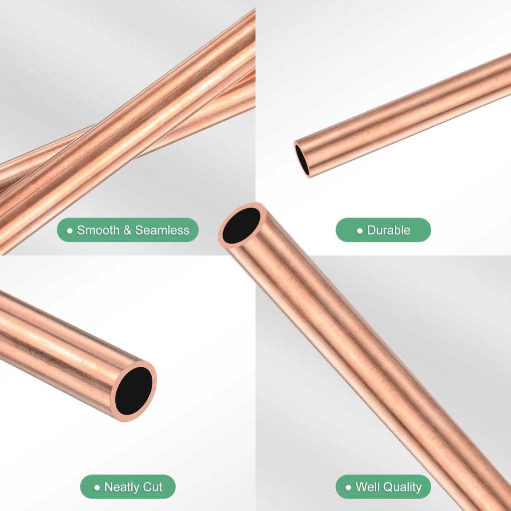 Tubo in ottone, diametro 250 mm, spessore parete 1 mm, qualità H65, 1 pezzo