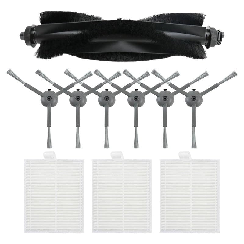 Set di 10 pezzi di ricambi per aspirapolvere robot, compatibile con i modelli Eufy L60/L50