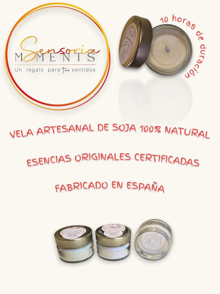 Set di candele profumate, 4 candele in cera di soia, 48 g, durata di combustione di 10 ore, ideale come regalo