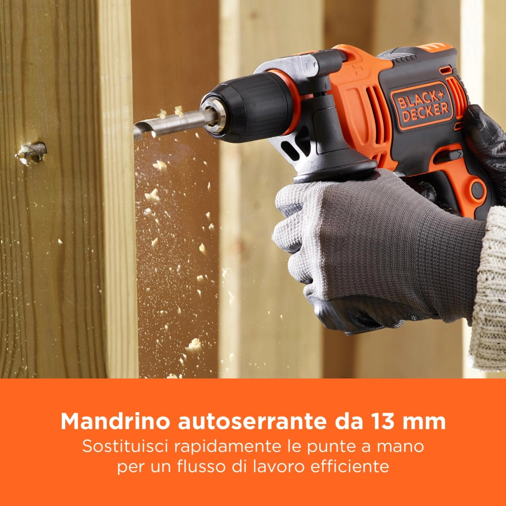 Trapano B e D 710W BEH710K Qs Black e Decker
