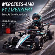 Go-kart elettrico Mercedes-AMG F1 12 V con telecomando
