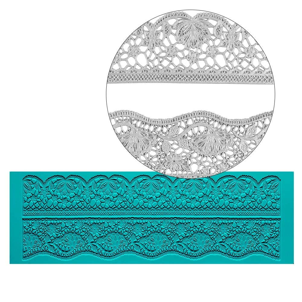 Tappetino decorativo in silicone, dimensioni 30x10 cm, design 38, altezza 2 mm