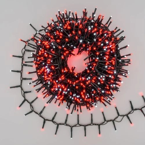 MiniCluster 6cm LED 4x20m rosso e bianco
