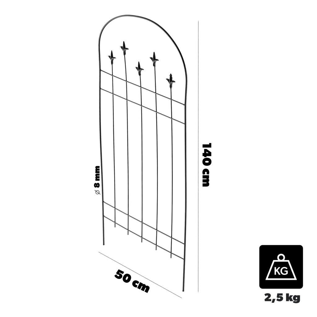 KADAX Supporti da giardino per rampicanti, 4 pz
