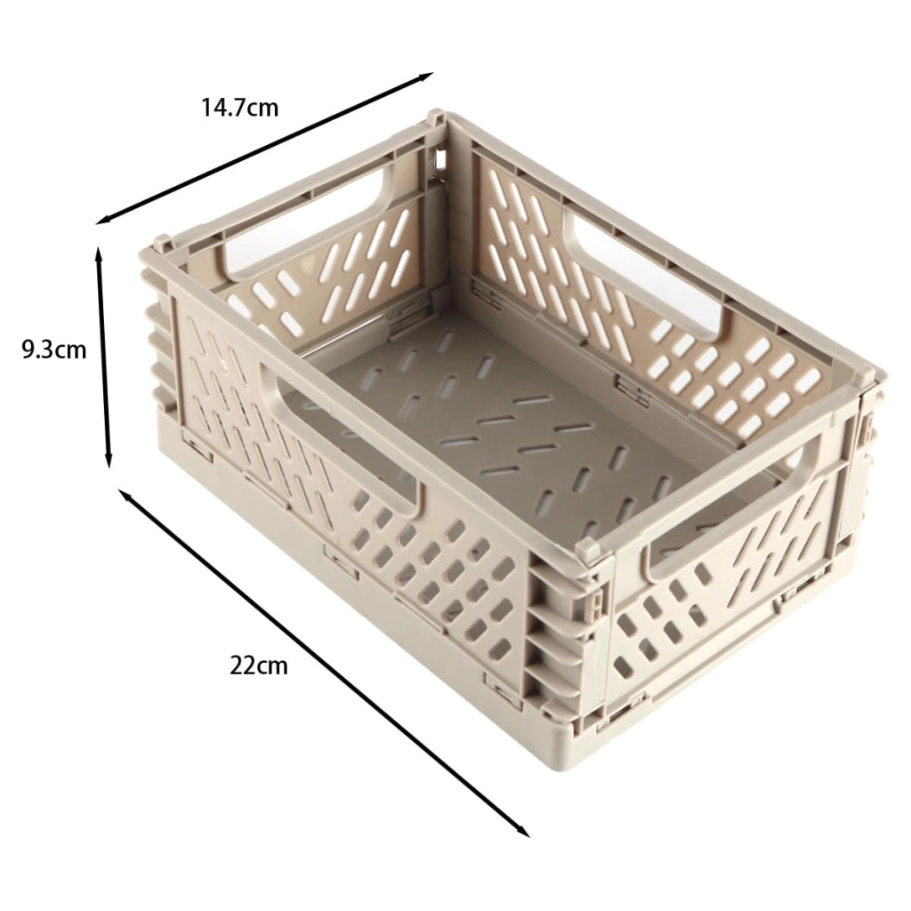 Contenitore pieghevole, grigio, 22x14,7x9,3 cm, in PP