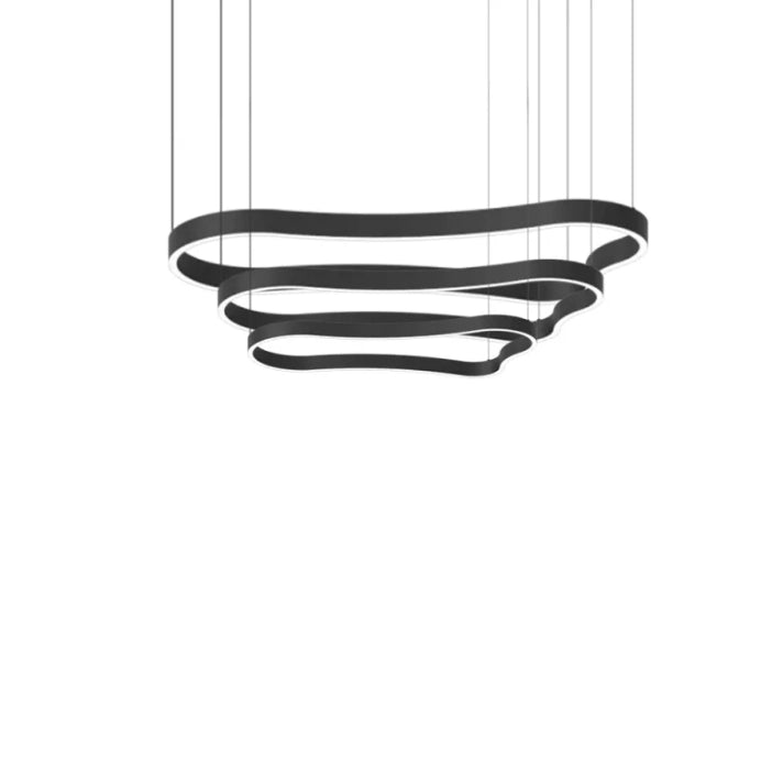 WAVES-3 SP, Sospensione, Ideal Lux Colore: Nero