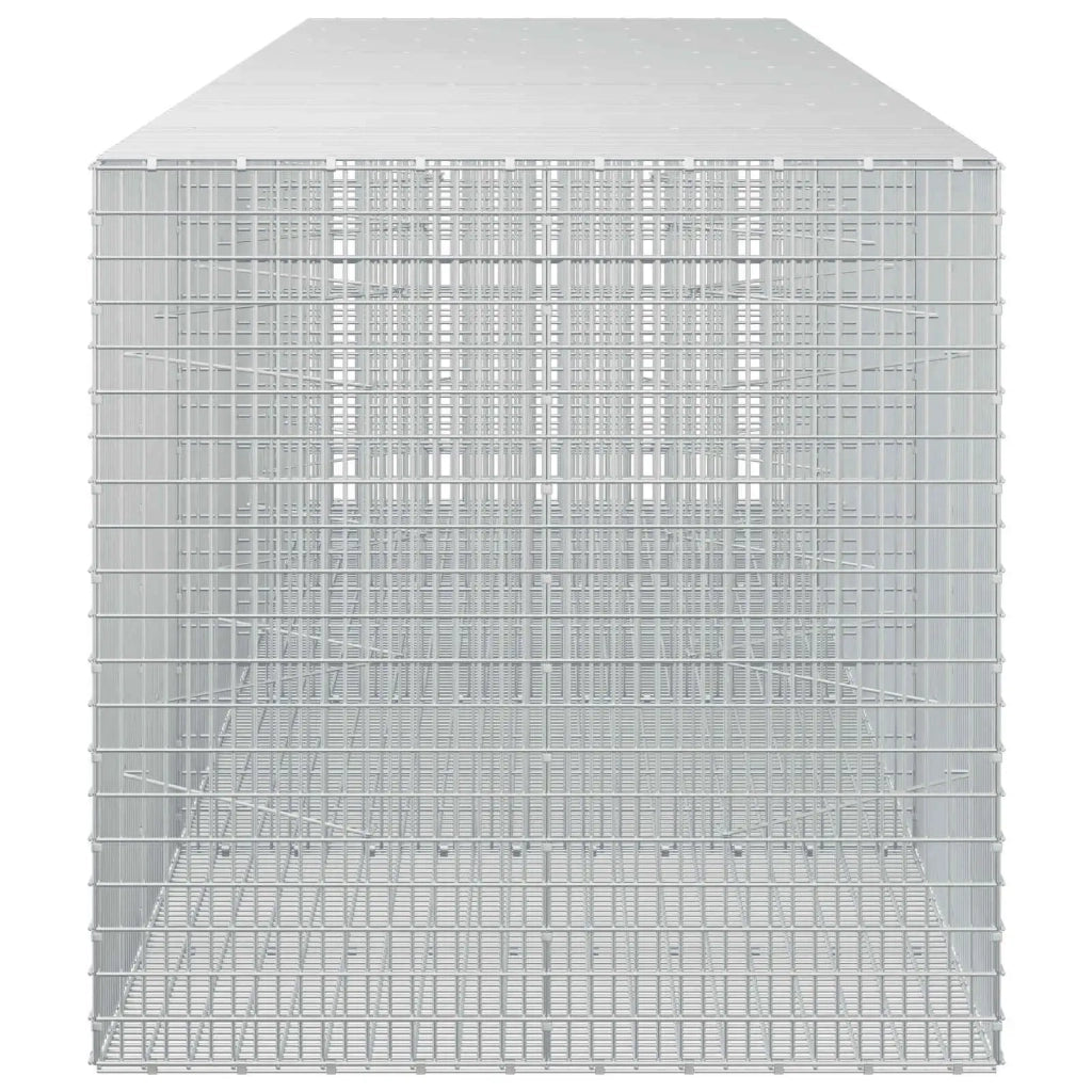 Gabione con Filo da 5 mm e Rete da 5x2,5 cm 400x100x100 cm 3463874
