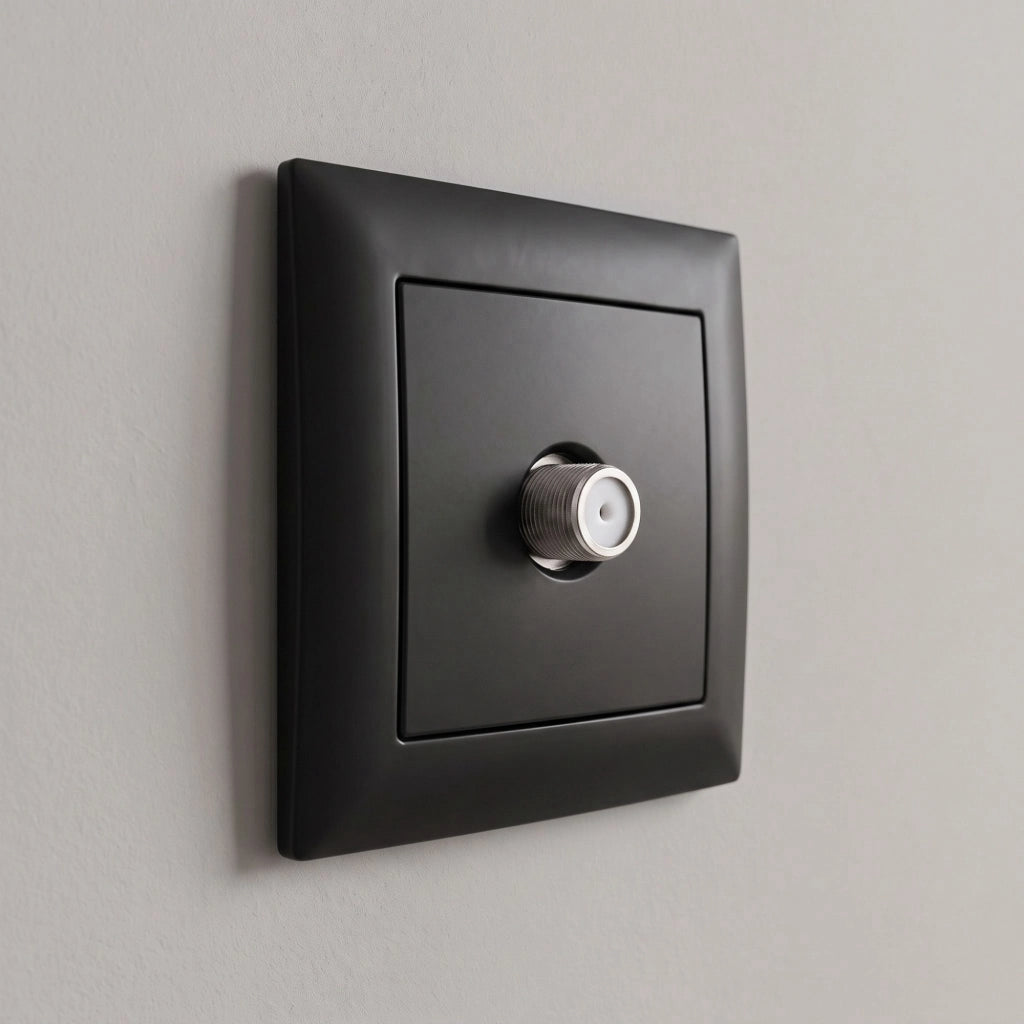 Presa Antenna Con Cornice Oste Jnh012-a Black