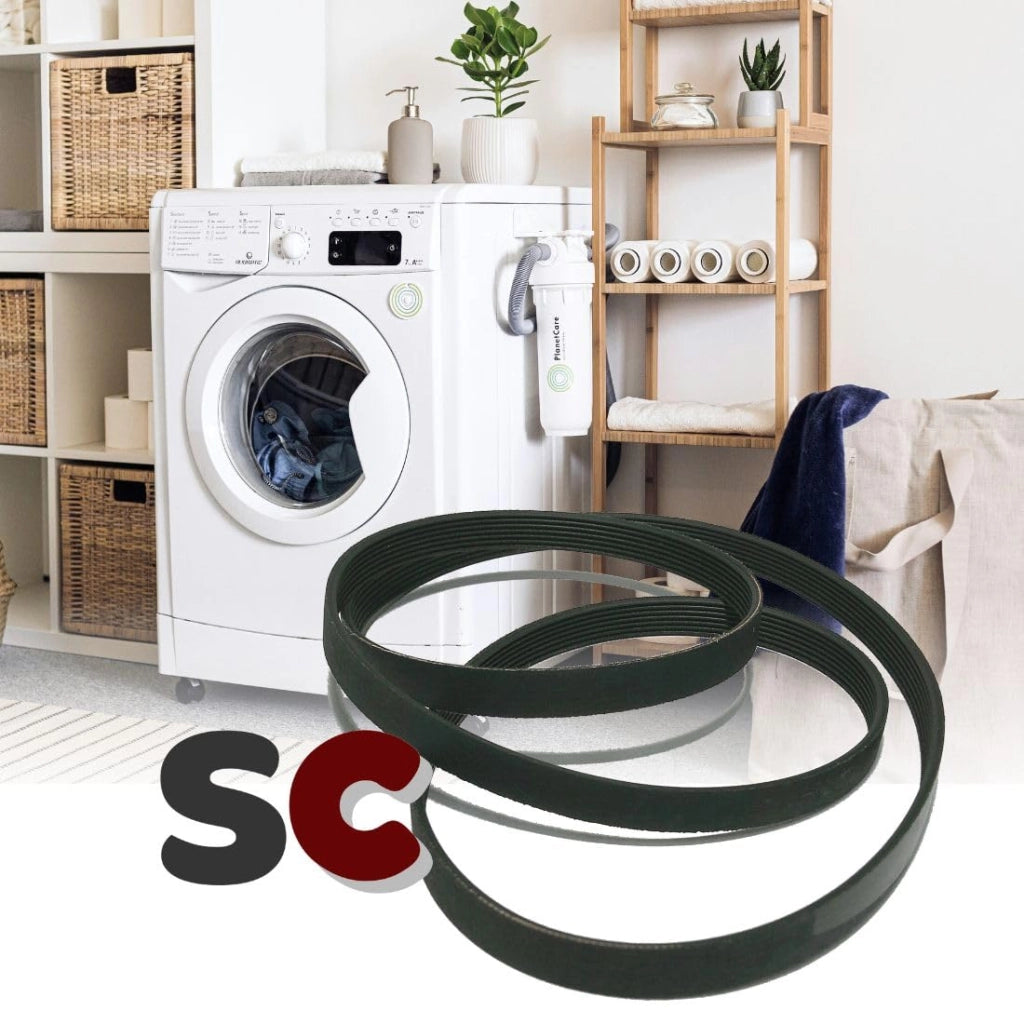 Cinghia per lavatrici, modello EPH 1023, lunghezza 1023 mm, elastica