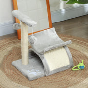 TIRAGRAFFI per gatti 40x30x43 cm con tunnel, superficie a U e palline