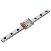 Guida lineare da 12 mm + blocco scorrevole, lunghezza 200 mm