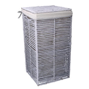 Cestone paper hilary grigio chiaro quadro pieghevole cm 31x31h60