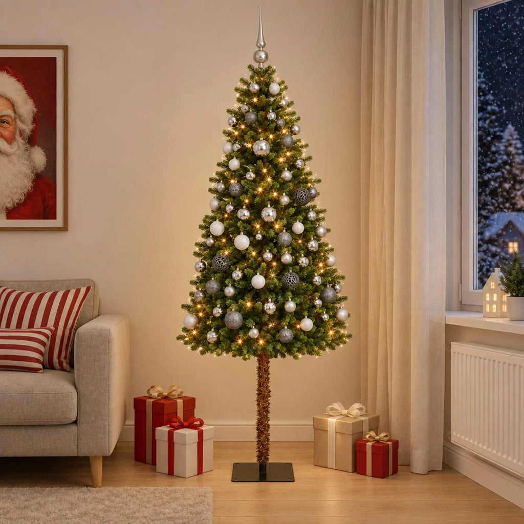 Albero di Natale Artificiale con Palline 180 cm 300 LED 3467252
